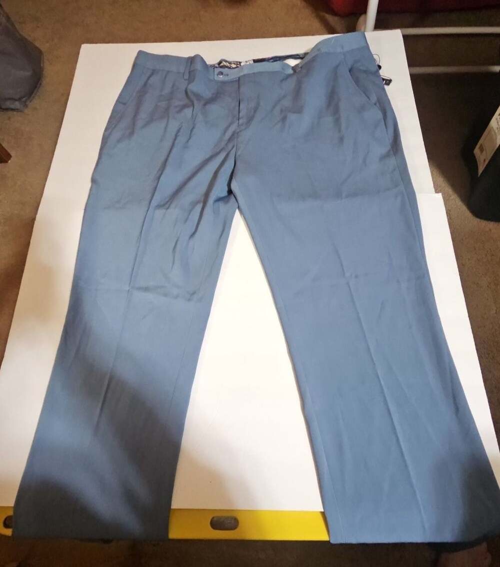 Paisley & Gray Slim Fit Dress Pants Blue